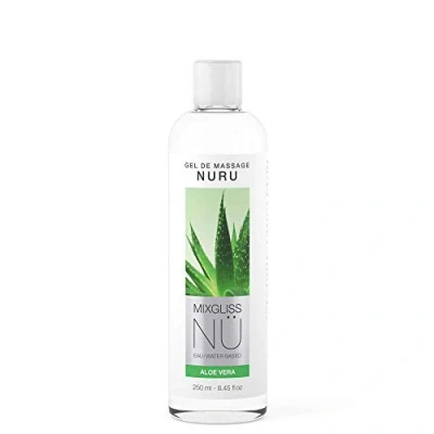 Afbeelding van MixGliss Nu Nuru Aloë Vera Body to Massagegel Extra Glad 250 ml
