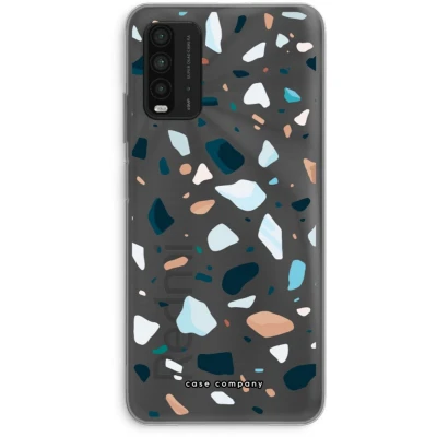 Afbeelding van Case Company® hoesje geschikt voor Xiaomi Redmi 9T Terrazzo N13 Soft Cover Telefoonhoesje Bescherming aan alle Kanten en Schermrand
