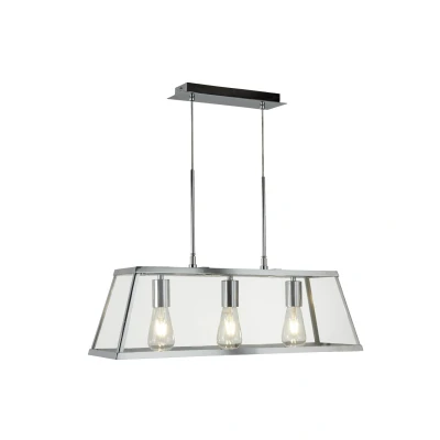 Afbeelding van Searchlight Voyager Hanglamp 65 X 20 100 Cm Chroom