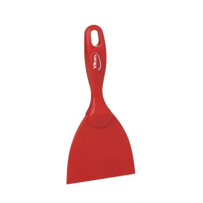 Afbeelding van Vikan Hand Scrapers and Scratches Straight scraper, Wide Polypropylene 102x18x210mm Red