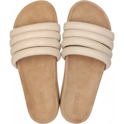 Afbeelding van Maruti BALI Muiltjes, Dames, Maat: 39, Off white Leer