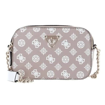 Afbeelding van Guess Noelle Crossbody Camera Schoudertas, Dames, Maat: One Size, Rosewood