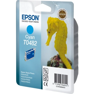 Afbeelding van Epson T0482 (C13T048240) Inktcartridge Cyaan