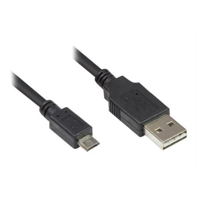 Image de Good Connections EASY Câble USB (M) reversible pour Micro de type B 2.0 50 cm noir