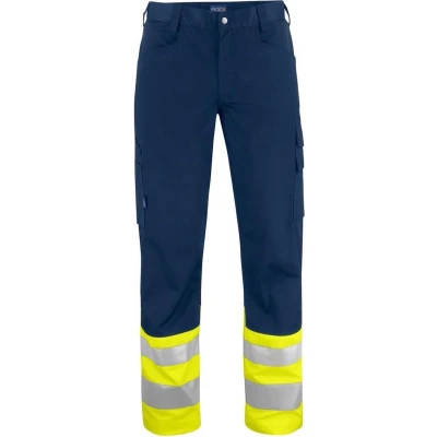 Afbeelding van ProJob 6533 SIGNALISATIEBROEK EN ISO 20471 KLASSE 1 646533 Geel/Marine