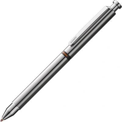 Afbeelding van Lamy 745 st tri multipen 3 in 1 Pen Gom Vulpotlood Zilverkleurig