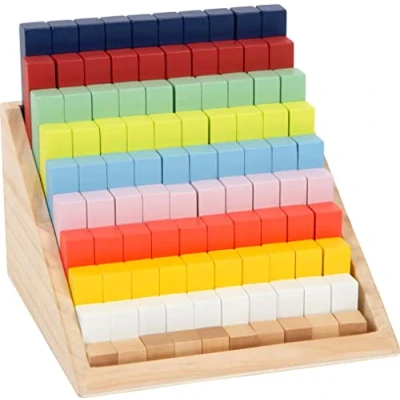 Afbeelding van Small Foot Houten Rekenblokken in Box, 100dlg.
