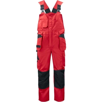 Afbeelding van ProJob 5630 BRETELBROEK MET KNIEZAKKEN EN SPIJKERZAKKEN 645630 Rood