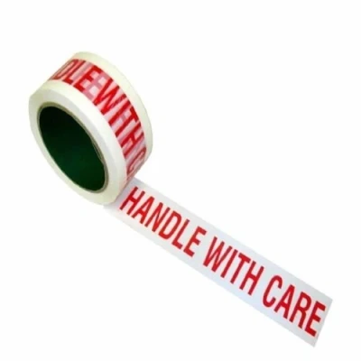 Afbeelding van Fixman Inpaktape &#039;Handle With Care&#039; 48 mm x 66 m