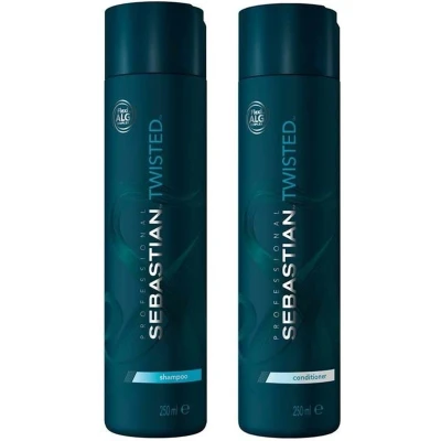 Afbeelding van Sebastian Twisted Elastic Shampoo 250ml + Conditioner bundel/set/pakket Haibu by Kapperskorting.com