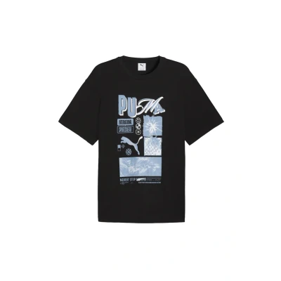Afbeelding van Graphic PUMA Sportswear Relaxed T shirt voor Heren, Zwart, Maat XL