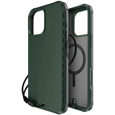 Afbeelding van BodyGuardz Hoesje Geschikt voor iPhone 16 Pro Max Paradigm Case donkergroen