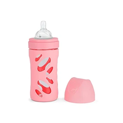 Afbeelding van Twistshake Anti koliek Glazen Fles 260ml Pink
