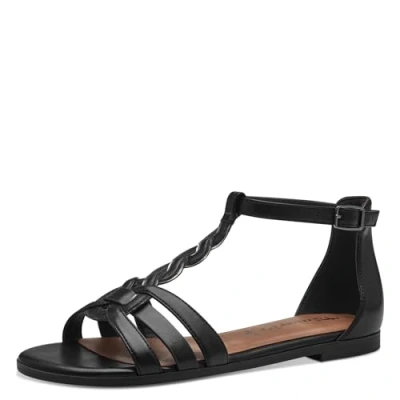 Afbeelding van Tamaris Sandalen, Dames, Maat: 36, Black Kunststof