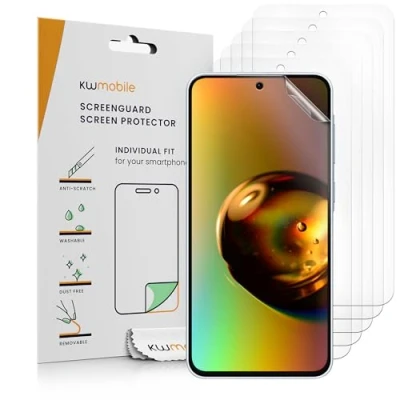 Afbeelding van kwmobile 6x screenprotectors geschikt voor Samsung Galaxy A56 5G beschermende folie smartphone