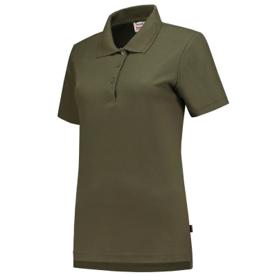 Afbeelding van Tricorp 201006 Poloshirt Fitted Dames Legergroen