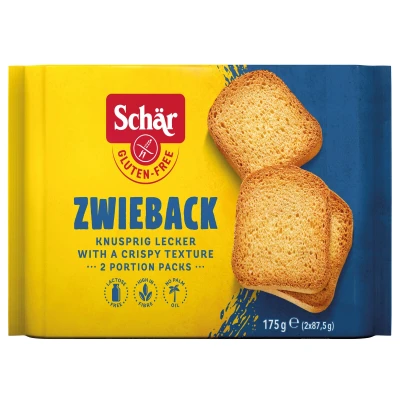 Afbeelding van Schar Zwieback Beschuit Glutenvrij 175GR