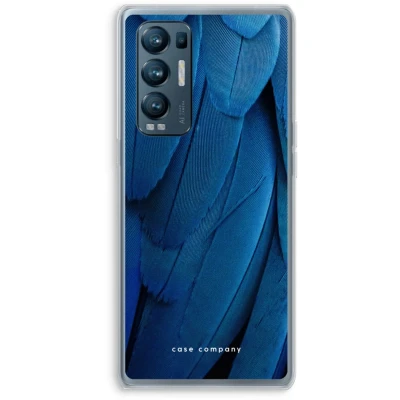 Afbeelding van Case Company® hoesje geschikt voor Oppo Find X3 Neo Pauw Soft Cover Telefoonhoesje Bescherming aan alle Kanten en Schermrand