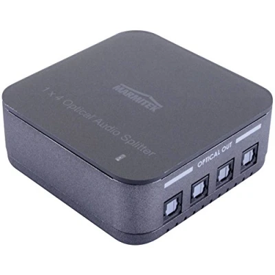 Image de Marmitek Split TS14 répartiteur audio splitter 1 entrée / 4 sorties Toslink S/PDIF sample rate de 192 kHz Dolby Digital DTS