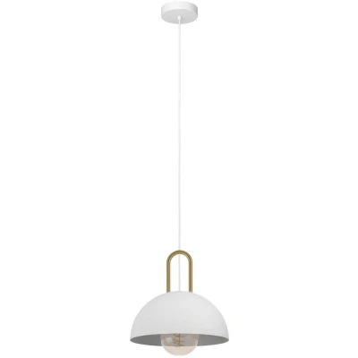 Afbeelding van EGLO Calmanera Hanglamp E27 Ø 32,5 cm Wit/Geelkoper