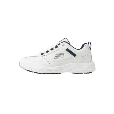 Afbeelding van Skechers OAK Canyon Sneakers laag, Heren, Maat: 45, White/navy Leer en imitatieleer