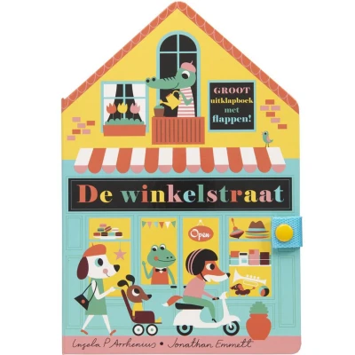Afbeelding van Uitgeverij gottmer flapjesboek de winkelstraat