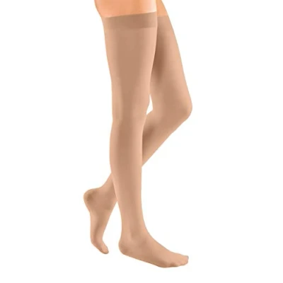 Image de medi mediven elegance 0260111 Bas de compression pour femme avec bout fermé CCL2 Trikotrand Caramel Taille I normale