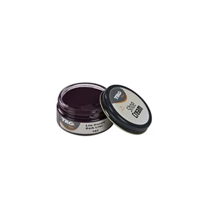 Afbeelding van TRG schoencrème met bijenwas donkere lila 50 ml