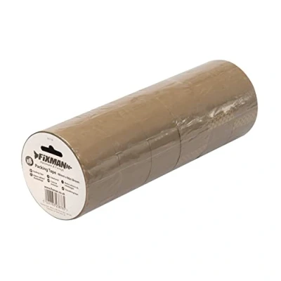 Afbeelding van Fixman Inpaktape Dozentape Bruin 48 mm x 66 meter 6 Stuks