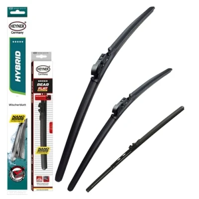 Afbeelding van Heyner Ruitenwisserbladen Compatibel met: VW Tiguan vanaf 2023 Complete Hybride Wisser Set HH2621ST12HRF