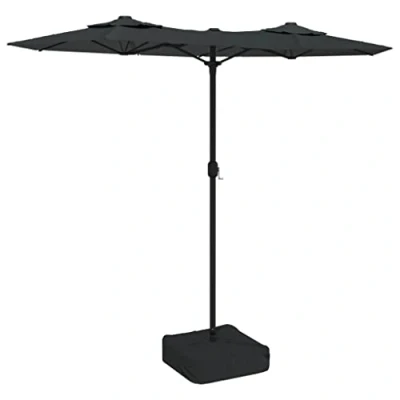 Afbeelding van Parasol dubbel 316x240 cm antracietkleurig