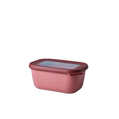 Image de Mepal Bol Multifonction Rectangulaire Boîte Conservation Alimentaire avec Couvercle Convient comme de Hermétique pour le Réfrigérateur, Micro ondes &amp; Congélateur 750 ml Vivid mauve