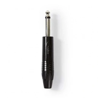 Afbeelding van 6.35 mm jack plug Nedis (Mono, Metaal, Mannelijk)