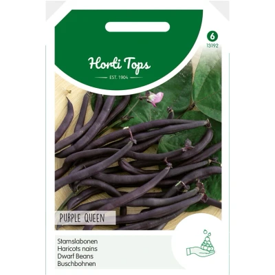 Afbeelding van Hortitops Stamslabonen Purple Queen Groentezaden 100 g