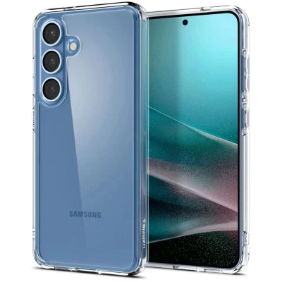 Afbeelding van Spigen Hoesje Geschikt voor Samsung Galaxy S25 Crystal Hybrid Backcover Transparant