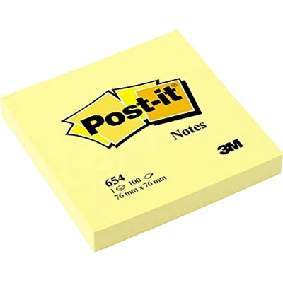 Afbeelding van Post it® memoblok geel 76 x mm 100 vellen