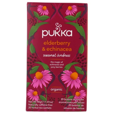 Afbeelding van Pukka Thee Elderberry Echinacusda 20 stuks