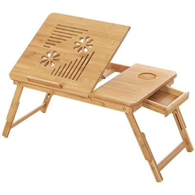 Afbeelding van Songmics LLD002, Laptopstandaard, Houten, Hout, 550 mm, 350 290 mm