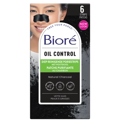 Afbeelding van Bioré Diep Reinigende Poriestrips met Houtskool 6ST