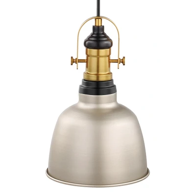 Afbeelding van EGLO Vintage Gilwell Hanglamp 1 Lichts Champagne, Brons, Zwart