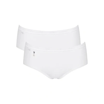 Afbeelding van Sloggi Culottes maxi C3P en coton 24/7 pour femme, blanc nacré, L