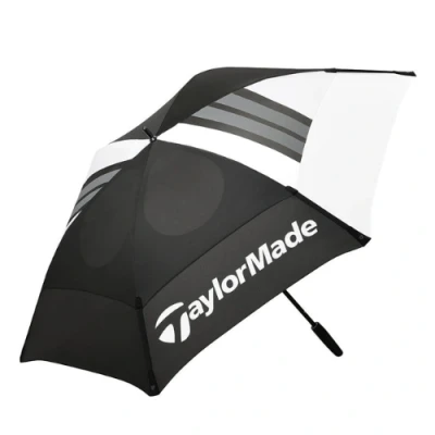 Afbeelding van Taylormade Tour Double Canopy 68&quot; paraplu zwart/wit