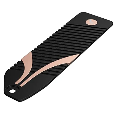 Image de SABRENT Coque de dissipateur thermique M.2 NVMe PS5, refroidisseur SSD en aluminium, M2 silicone spécialement conçu pour la console jeu PlayStation 5 (SB PSHS)