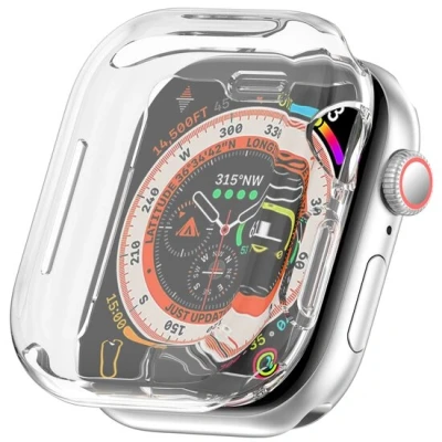 Afbeelding van Apple Watch TPU case Transparant Geschikt voor 46mm