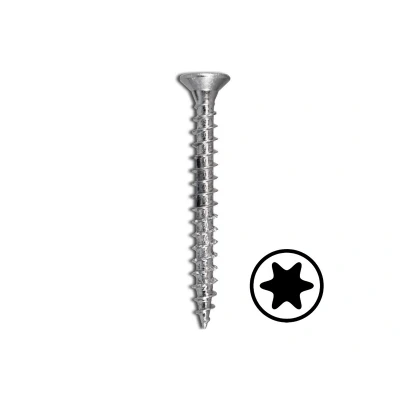 Afbeelding van Wovar Voldraadschroeven Verzinkt 5 x 25 mm Torx Doos 200 stuks