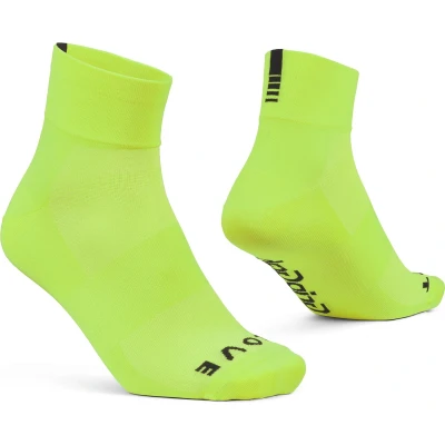 Afbeelding van Fietssokken Gripgrab Lightweight Sl Short maat 35/38 Fluogeel
