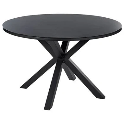 Afbeelding van Beliani MALETTO Ronde eettafel Zwart Aluminium