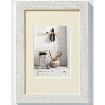 Image de walther design cadre photo blanc polaire 20 x 30 cm avec passe partout, Home en bois HO030V