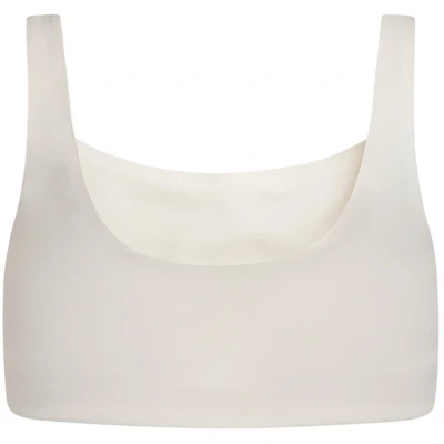 Afbeelding van Girlfriend Collective Tommy Square NECK Sportbh met medium support, Dames, Maat: Small, Ivory