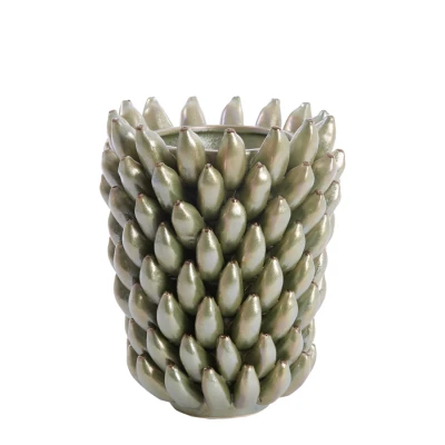 Afbeelding van Light &amp; Living Vaas RAM 25.5x25.5x34 Groen